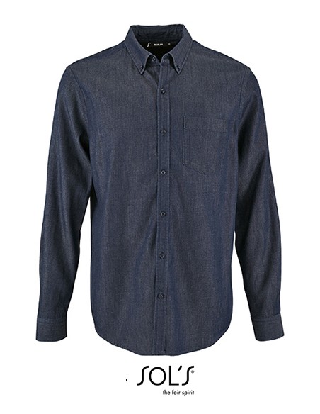 S-02100-Mens Denim Shirt Barry
