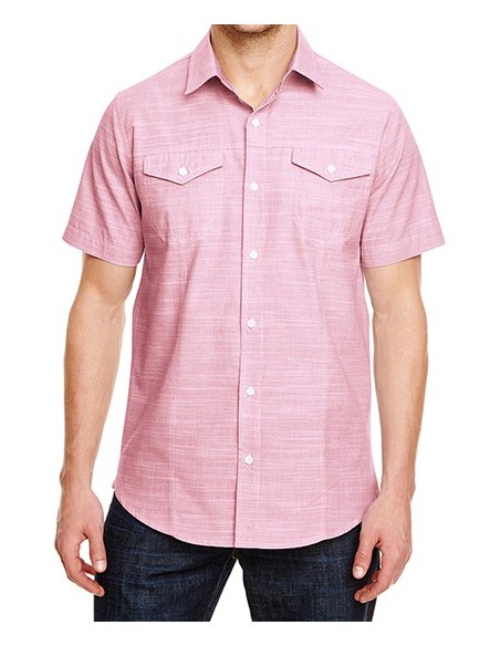 B-9247-Woven Texture Shirt