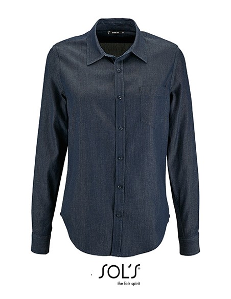 S-02101-Womens Denim Shirt Barry