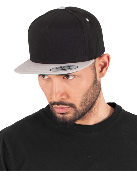 FLE-6007T-Classic 5 Panel Snapback Cap