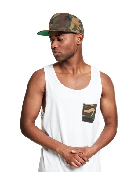 FLE-6089CF-Camo Classic Snapback Cap