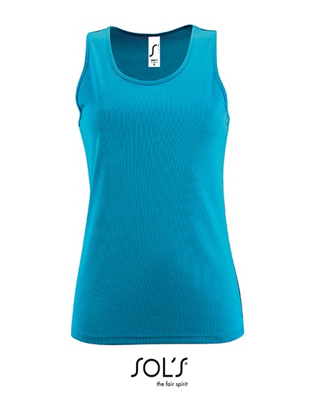 S-02117-Womens Sports Tank Top Sporty