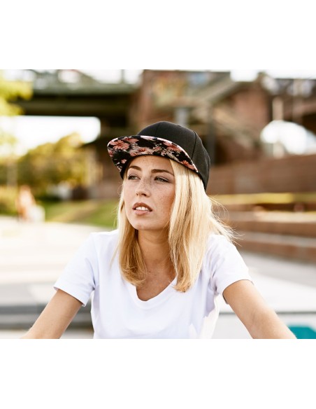 FLE-6089F-Floral Snapback