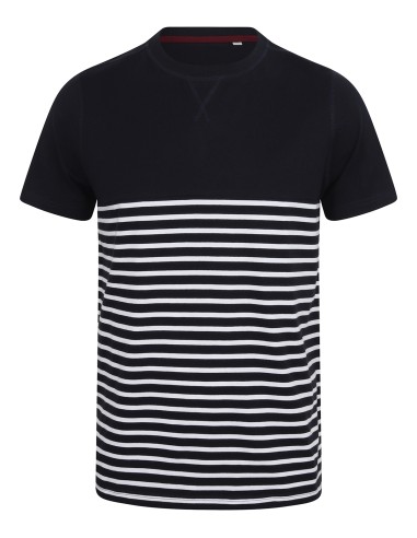 FRO-FR135-T-shirt Breton à manches courtes