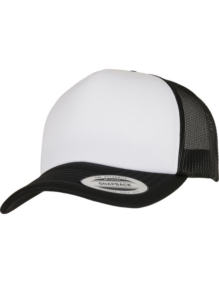 FLE-6320W-YP Classics® Curved Foam Trucker Cap