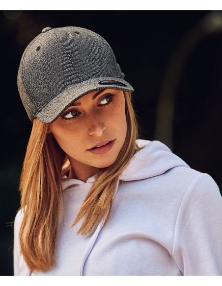 FLE-6355-Flexfit Melange Cap
