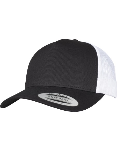 FLE-6506T-5-Panel Retro Trucker 2-Tone Cap