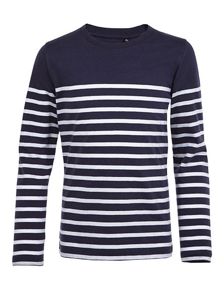 S-03101-Kids Long Sleeve Striped T-Shirt Matelot