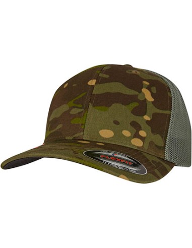 FLE-6511MC-Multicam Trucker Mesh Cap