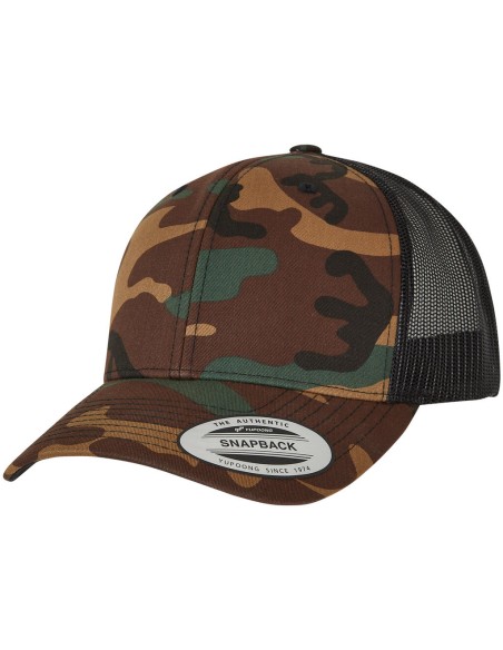 FLE-6606CA-Retro Trucker Camo Cap