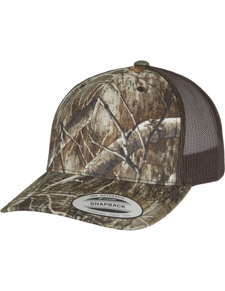FLE-6606RC-YP Classics Realtree Camo Retro Trucker Cap