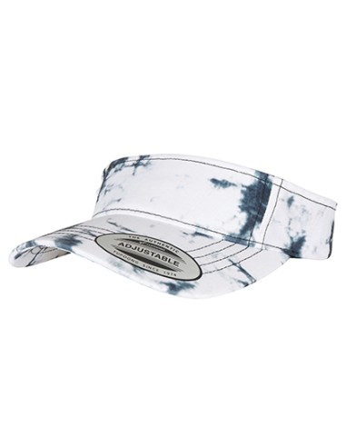 FLE-8888BD-Batik Dye Curved Visor Cap