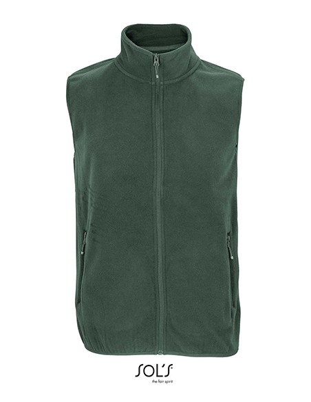 S-03822-Unisex Factor Zipped Fleece Bodywarmer