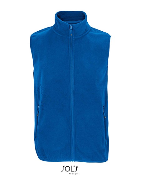 S-03822-Unisex Factor Zipped Fleece Bodywarmer