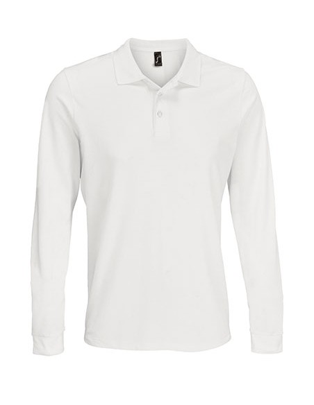 S-03983-Unisex Long Sleeve Polycotton Polo Shirt