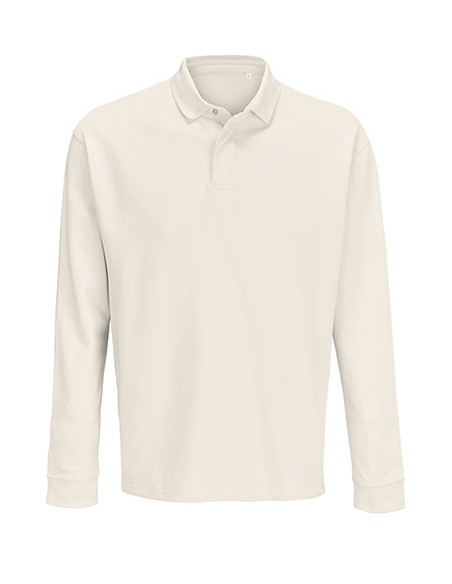 S-03990-Unisex Polo Collar Sweatshirt Heritage