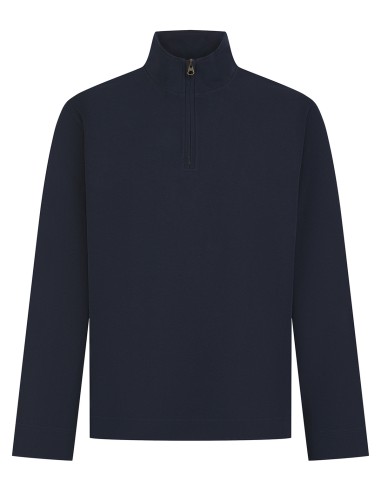 FRO-FR045-Haut en piqué premium avec zip 1/4