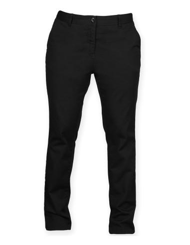 FRO-FR622-Pantalon chino stretch femme