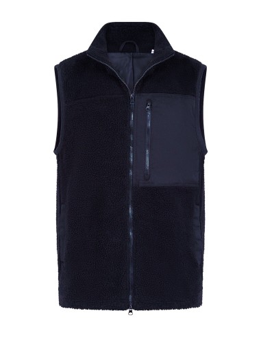 FRO-FR855-Veste sans manches sherpa recyclée