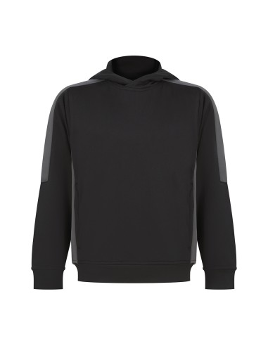 FIN-LV342-Sweat à capuche sportif contrasté enfant