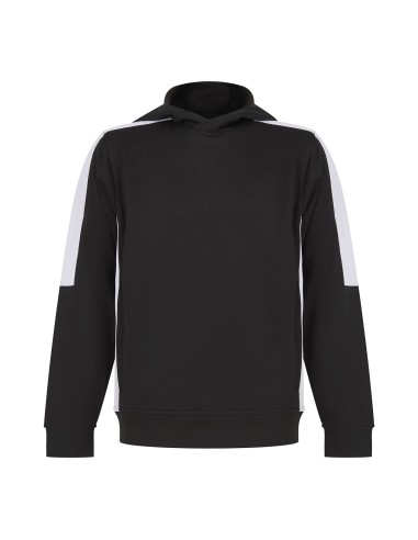 FIN-LV342-Sweat à capuche sportif contrasté enfant