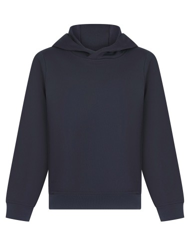 FIN-LV342-Sweat à capuche sportif contrasté enfant