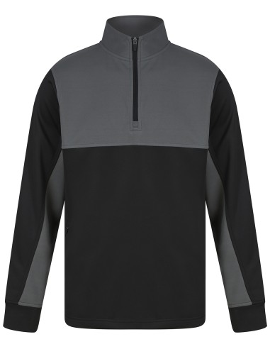 FIN-LV874-Adults 1/4 Zip Tracksuit Top