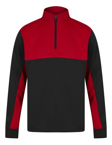 FIN-LV874-Adults 1/4 Zip Tracksuit Top