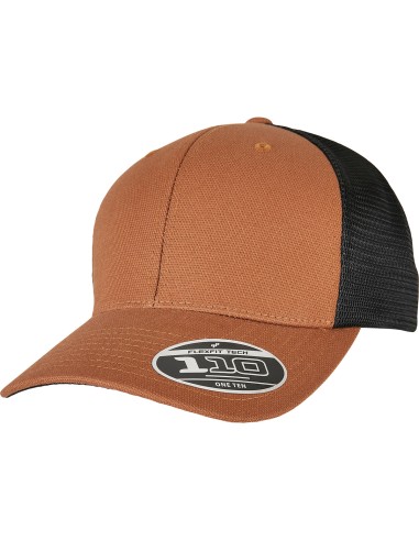 FLE-110ST-110 Structured Canvas Trucker Cap
