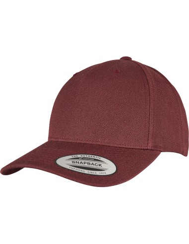 FLE-5789M-YP Classics 5-Panel Premium Curved Visor Snapback Cap