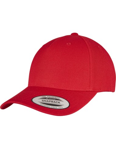 FLE-5789M-YP Classics 5-Panel Premium Curved Visor Snapback Cap