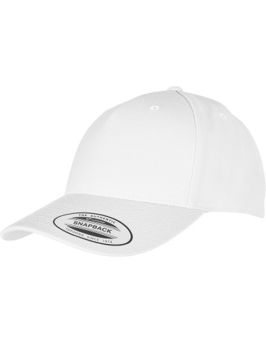 FLE-5789M-YP Classics 5-Panel Premium Curved Visor Snapback Cap