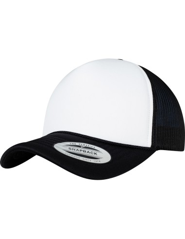 FLE-6005FC-Foam Trucker Cap Curved Visor