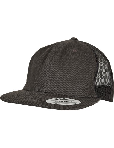FLE-6006DT-Denim Trucker Cap
