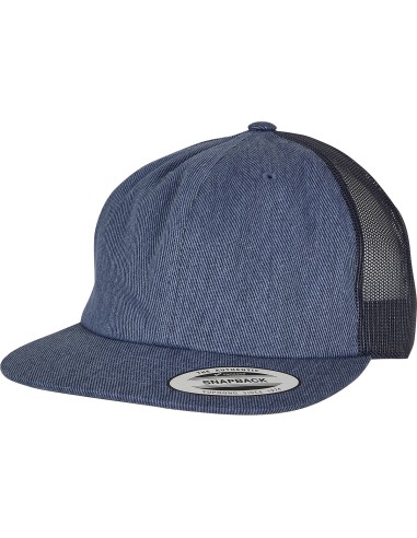 FLE-6006DT-Denim Trucker Cap