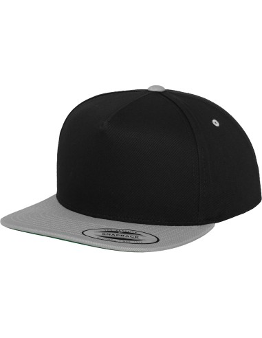 FLE-6007T-Classic 5 Panel Snapback Cap