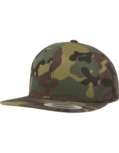 FLE-6089CF-Camo Classic Snapback Cap