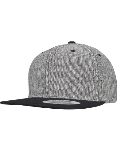 FLE-6089MS-Melange Solid Snapback