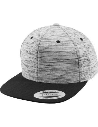 FLE-6089SC-Stripes Melange Crown Snapback
