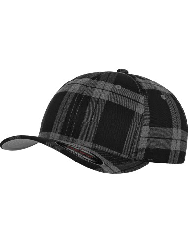 FLE-6197-Flexfit Tartan Plaid Cap