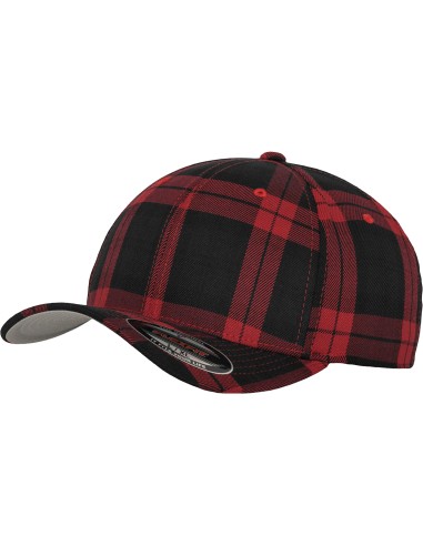 FLE-6197-Flexfit Tartan Plaid Cap