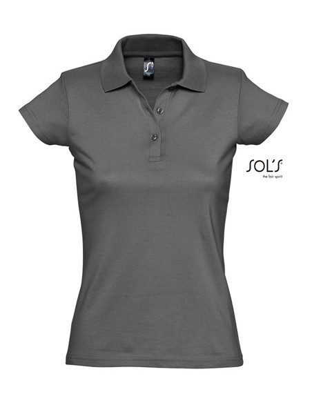 S-11376-Womens Jersey Polo Shirt Prescott