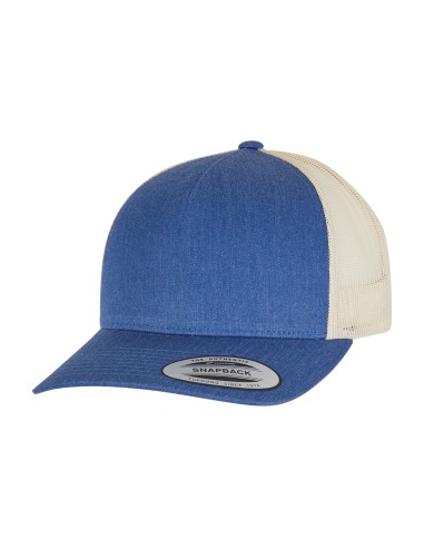 FLE-6506T-5-Panel Retro Trucker 2-Tone Cap
