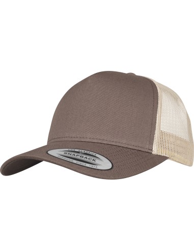FLE-6506T-5-Panel Retro Trucker 2-Tone Cap