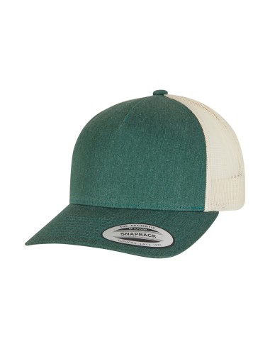 FLE-6506T-5-Panel Retro Trucker 2-Tone Cap