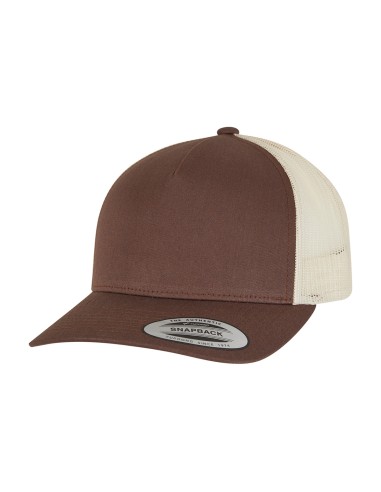 FLE-6506T-5-Panel Retro Trucker 2-Tone Cap