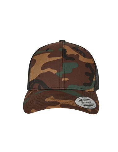 FLE-6606CA-Retro Trucker Camo Cap