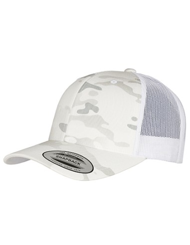 FLE-6606MC-Retro Trucker Multicam Cap
