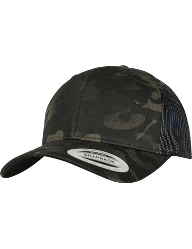 FLE-6606MC-Retro Trucker Multicam Cap