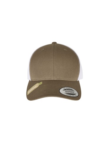 FLE-6606RT-YP Classics Recycled Retro Trucker Cap 2-Tone